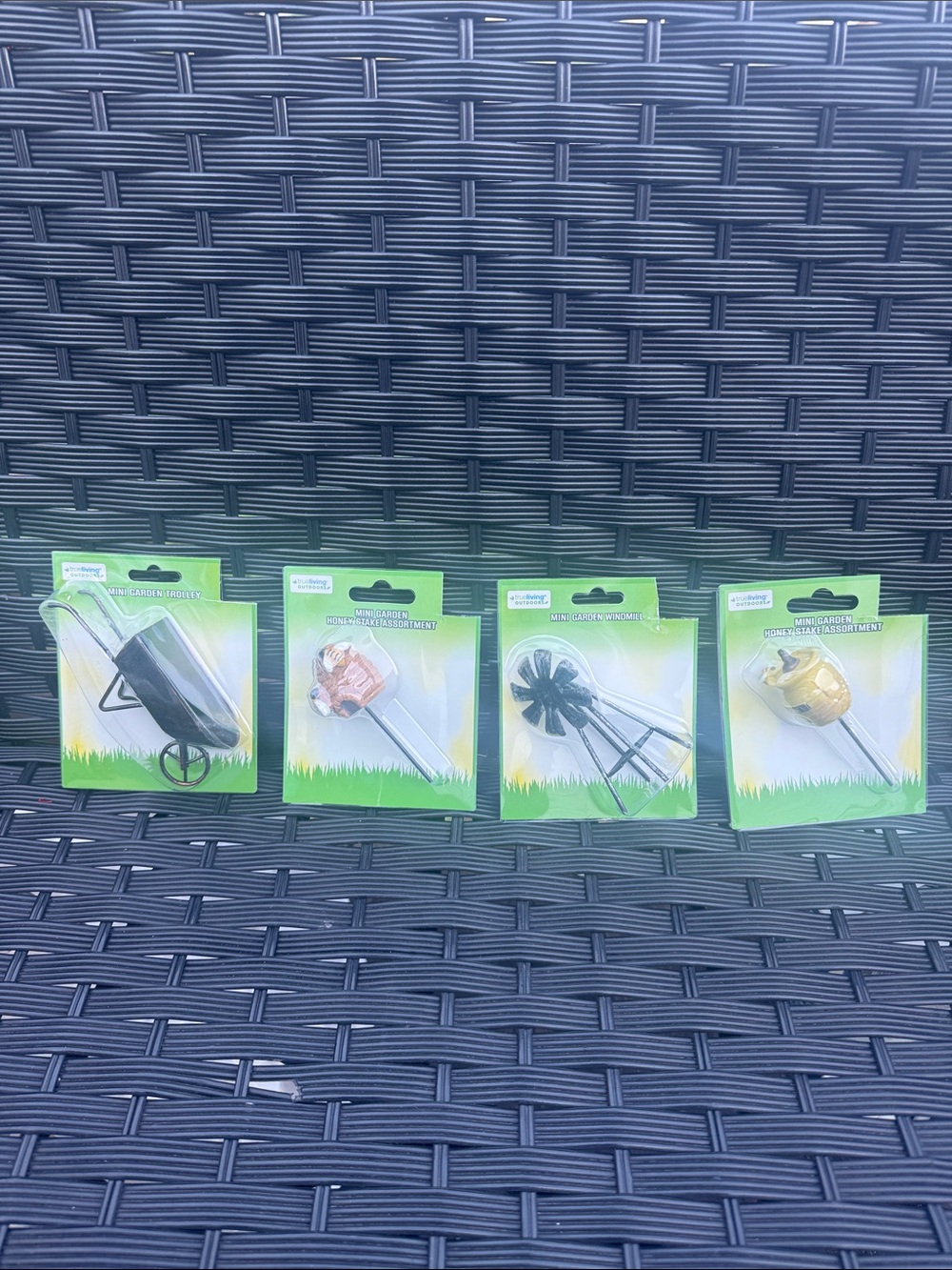 Garden Solar Ornament Stake Set - Assorted Colors